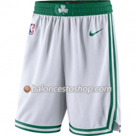 Boston Celtics Hombre Pantalones Blanco 2018-19 Nike Swingman